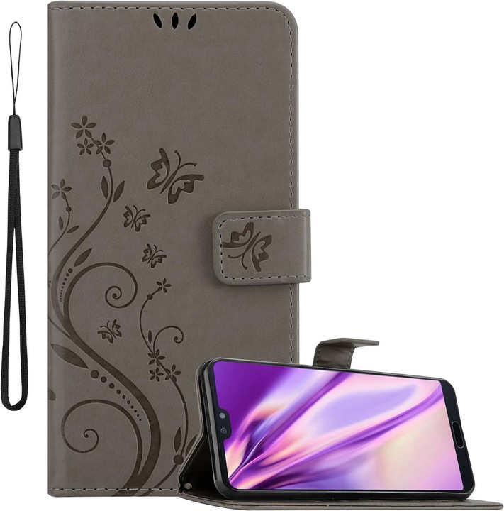 Actual product image Cadorabo Flower Book cover (Huawei P20 Pro, Huawei P20 Plus)