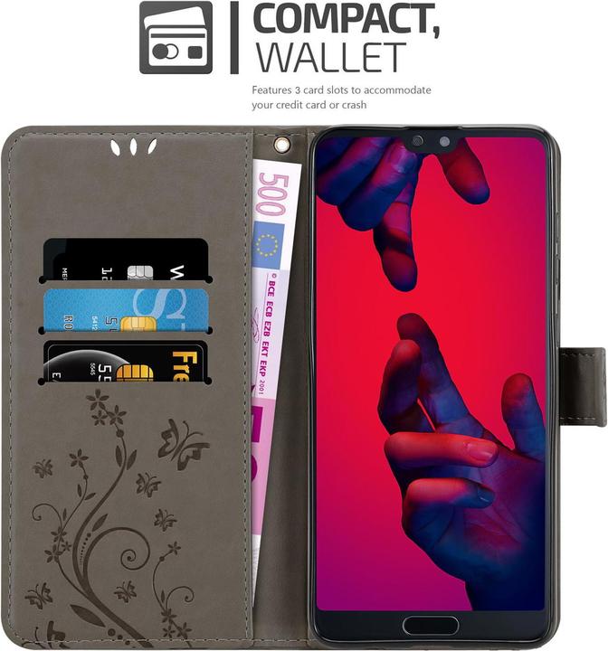Immagine prodotto Cadorabo Copertina del libro a fiori (Huawei P20 Plus, Huawei P20 Pro)