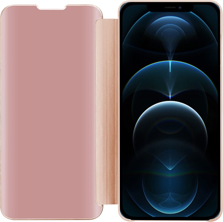 Immagine prodotto Cadorabo Copertina del libro dello specchietto retrovisore intelligente (Apple iPhone 13)