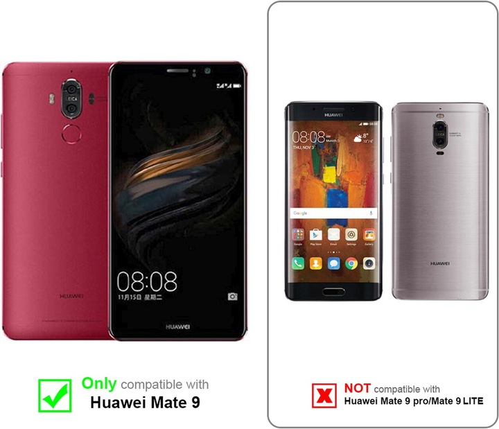 Actual product image Cadorabo Flower Book cover (Mate 9)