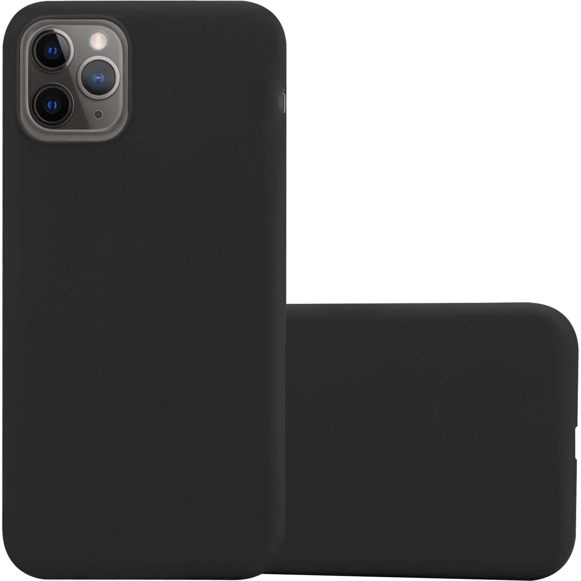 Cadorabo TPU Candy Hülle (Apple iPhone 13 Pro Max), Smartphone Hülle, Schwarz