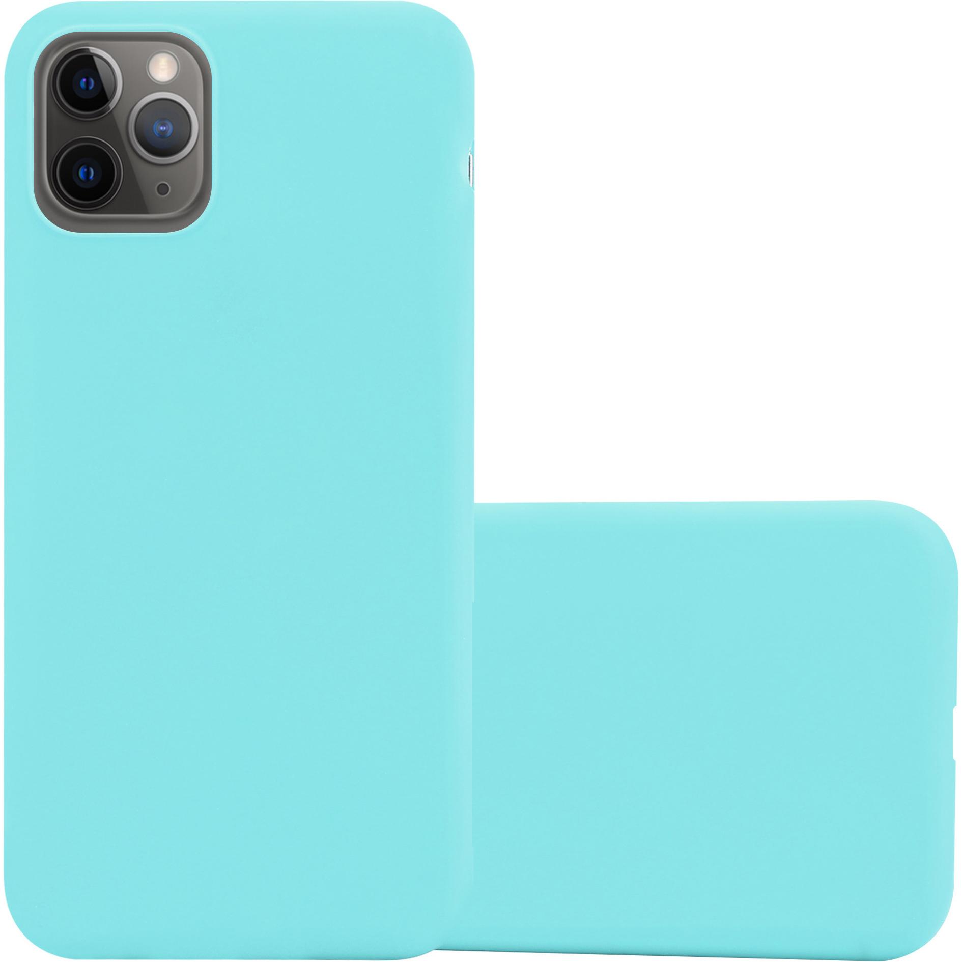 Cadorabo TPU Candy Hülle (Apple iPhone 13 Pro), Smartphone Hülle, Blau