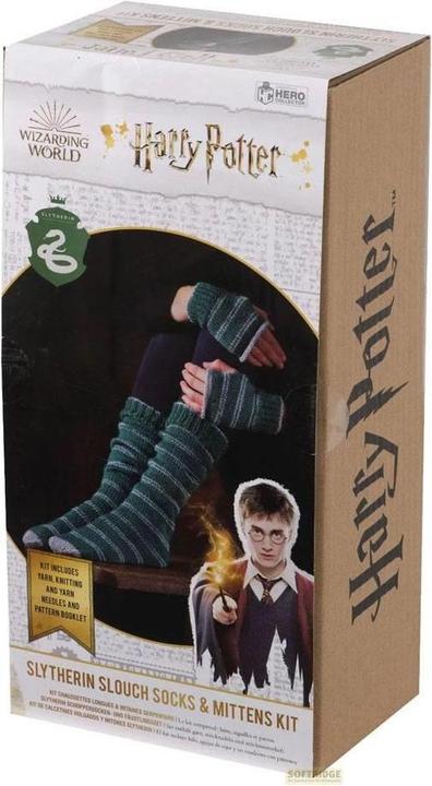 Actual product image Thumbs Up Harry Potter - Slytherin knit set house socks and mittens