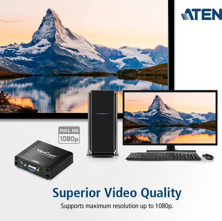 Produktbild Aten Vc180 (Analog -> Digital)
