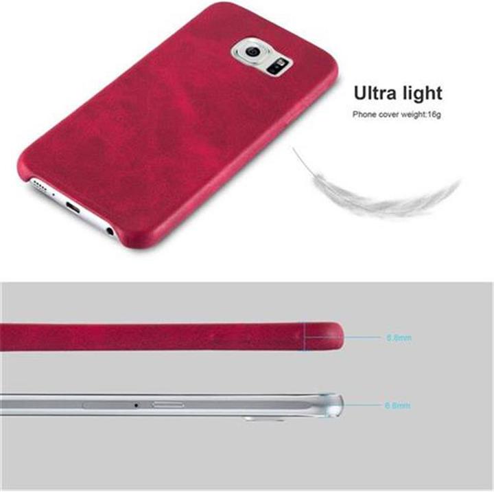 Immagine prodotto Cadorabo Copertina rigida in similpelle con struttura (Samsung Galaxy S6)