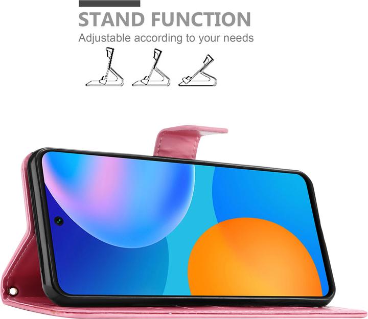 Produktbild Cadorabo Flower Book Hülle (Huawei P Smart (2021))