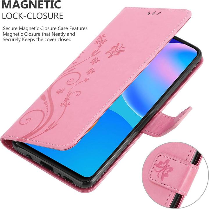 Produktbild Cadorabo Flower Book Hülle (Huawei P Smart (2021))