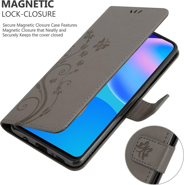 Actual product image Cadorabo Flower Book cover (Huawei P Smart (2021))
