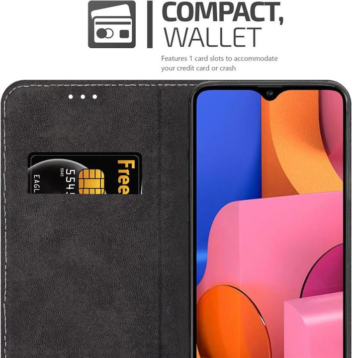 Image du produit Cadorabo Étui X-Wallet en simili cuir (Samsung Galaxy A20s)