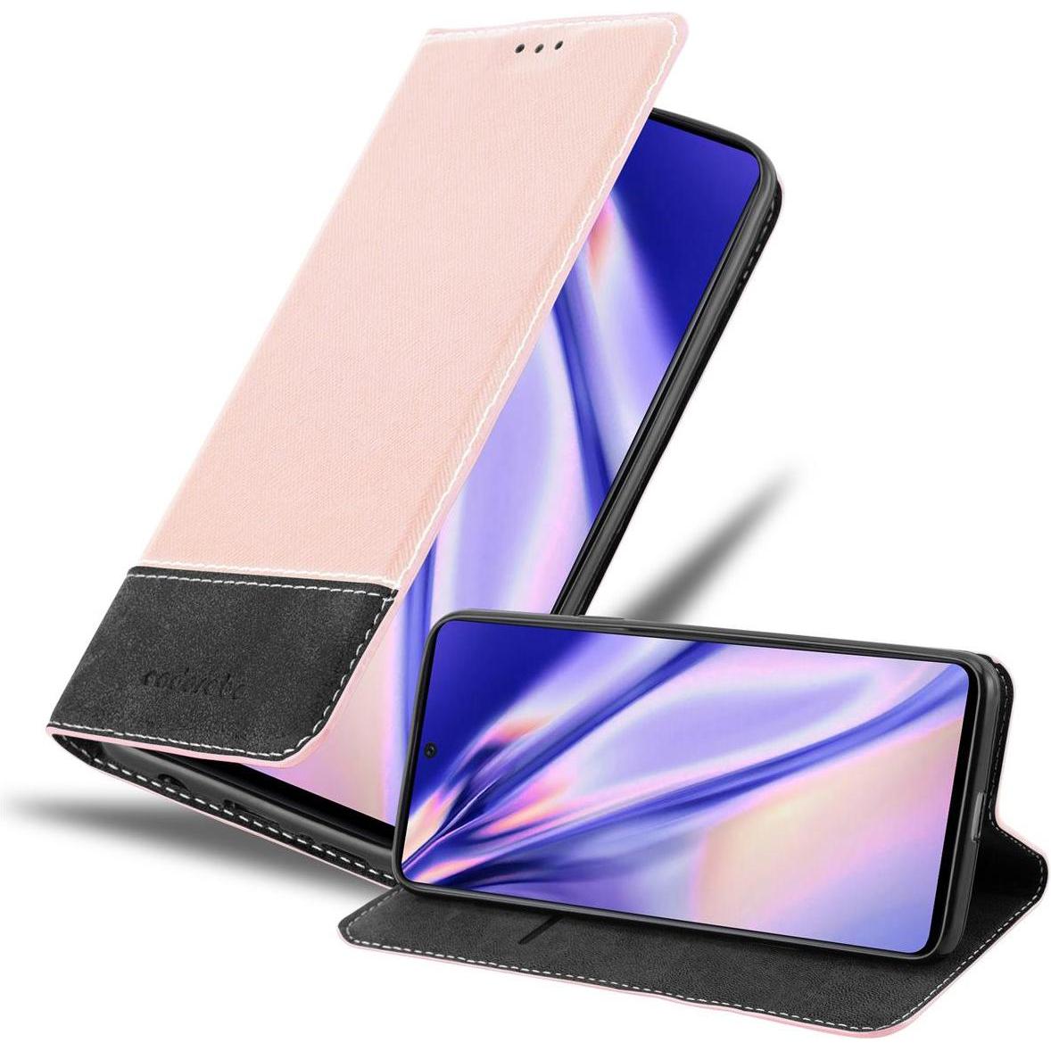 Cadorabo X-Wallet Kunstlederkombi Hülle (Samsung Galaxy A71), Smartphone Hülle, Rosa