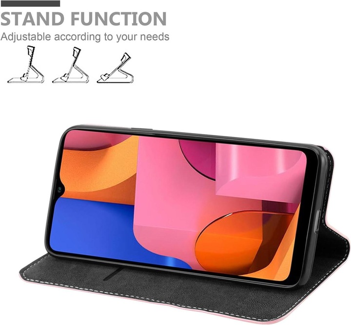 Produktbild Cadorabo X-Wallet Kunstlederkombi Hülle (Samsung Galaxy A20s)
