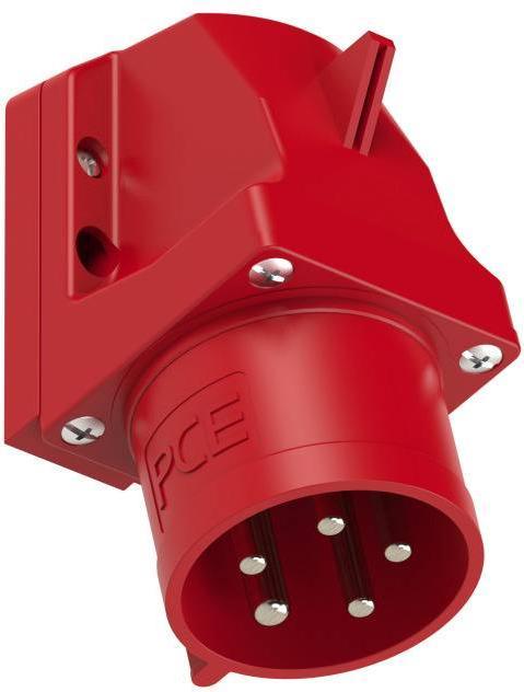 Actual product image PCE 7725-6 Wall-mounted appliance inlet PW 32A 5p 6h IP44