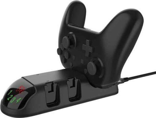 Produktbild Dobe Ladestation für zwei Joy-Cons und einen Pro Controller (Switch)
