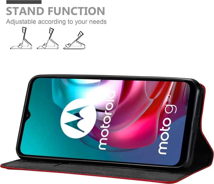 Productafbeelding Cadorabo Boek Invis. Magnetisch deksel (Motorola Moto G10, Motorola Moto G30)