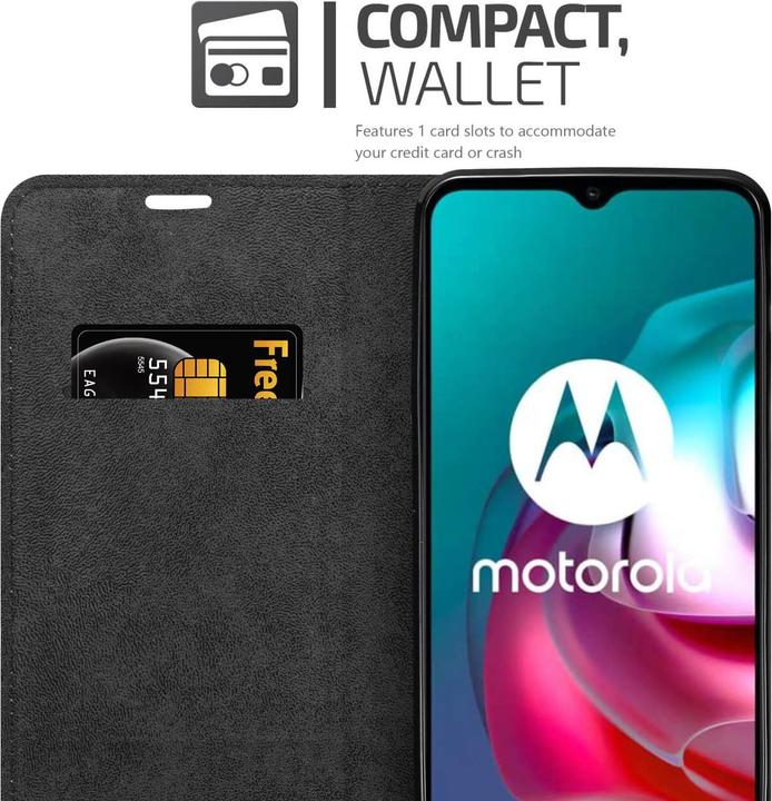 Productafbeelding Cadorabo Boek Invis. Magnetisch deksel (Motorola Moto G10, Motorola Moto G30)