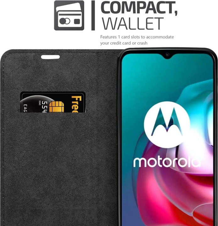 Produktbild Cadorabo Book Invis. Magnet Hülle (Motorola Moto G10, Motorola Moto G30)