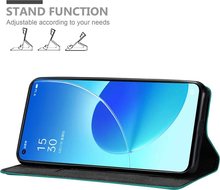 Actual product image Cadorabo Book Invis. Magnet sleeve (Oppo Reno 6 5G)