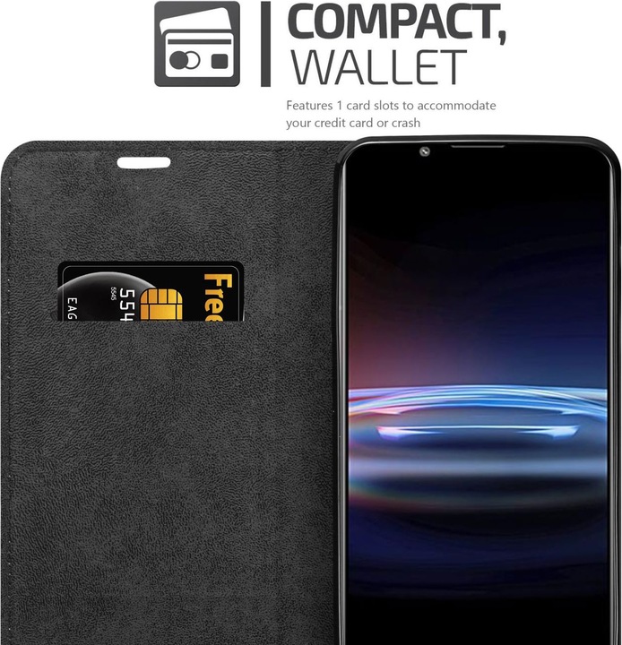 Actual product image Cadorabo Book Invis. Magnet sleeve (Sony Xperia Pro-I)