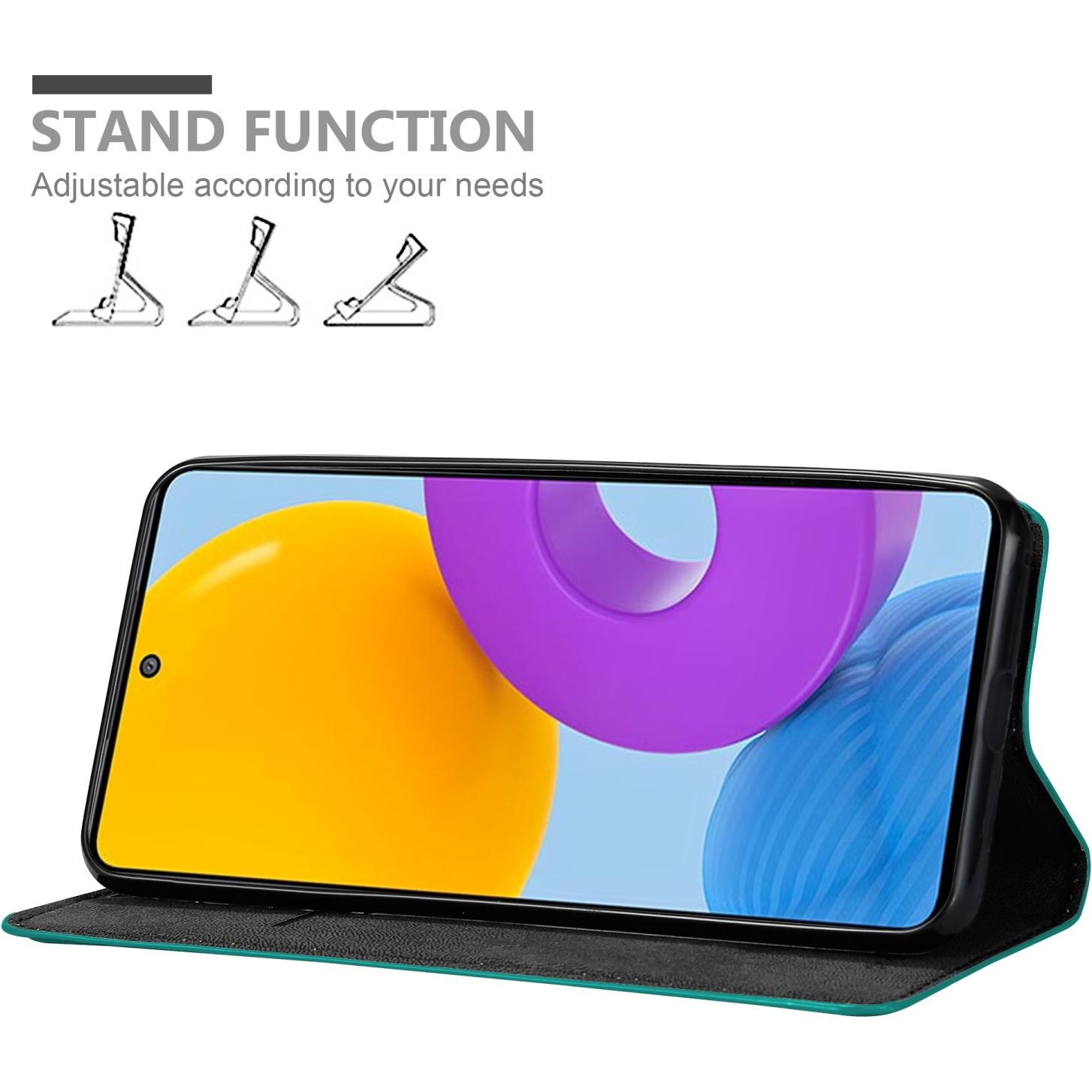 Thumbnail - Cadorabo Book Invis. Magnet Hülle (Samsung Galaxy M52 5G), Smartphone Hülle, Türkis