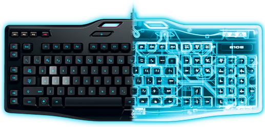 Actual product image Logitech G G105 Gaming Keyboard (DE, Cable)