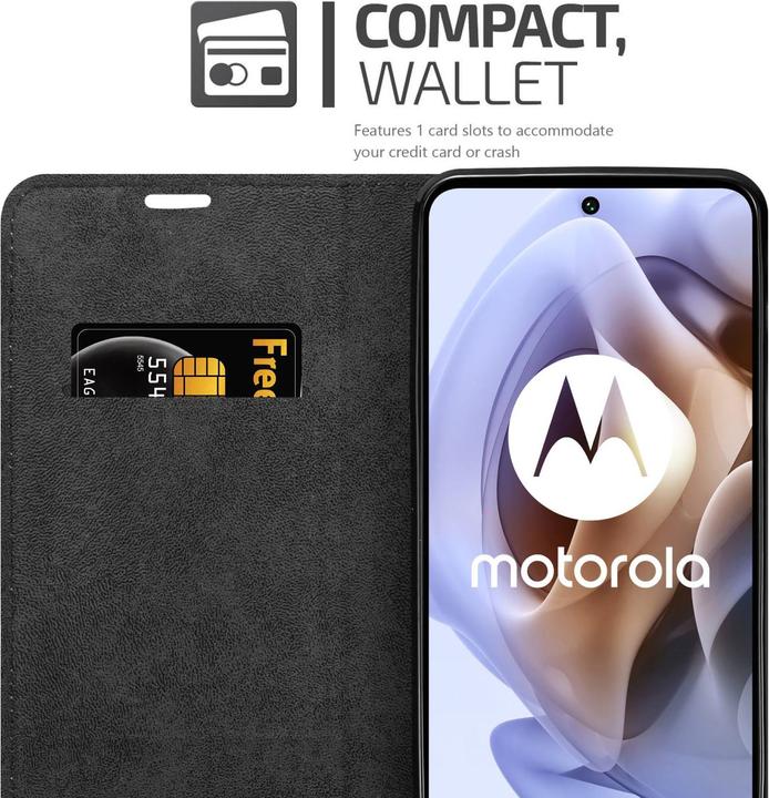 Productafbeelding Cadorabo Boek Invis. Magnetisch deksel (Motorola Moto G31, Motorola Moto G41)