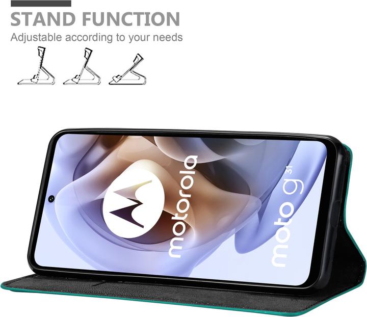 Produktbild Cadorabo Book Invis. Magnet Hülle (Motorola Moto G31, Motorola Moto G41)