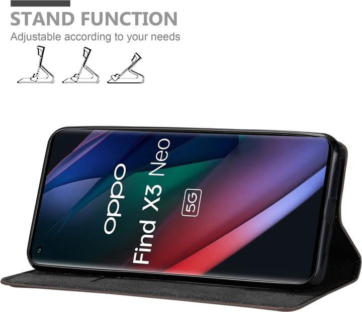 Produktbild Cadorabo Book Invis. Magnet Hülle (Oppo Find X3 Neo)