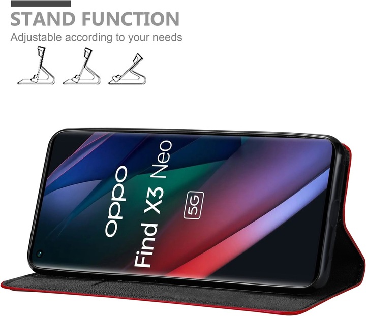 Produktbild Cadorabo Book Invis. Magnet Hülle (Oppo Find X3 Neo)