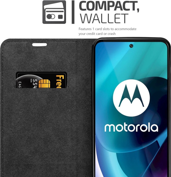 Produktbild Cadorabo Book Invis. Magnet Hülle (Motorola Moto G71 5G)