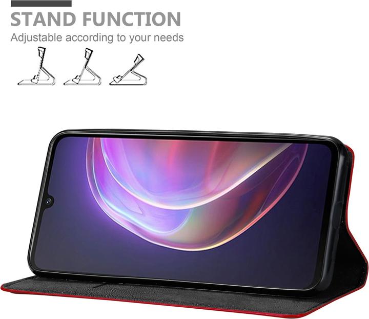 Productafbeelding Cadorabo Boek Invis. Magnetisch deksel (Vivo V21)