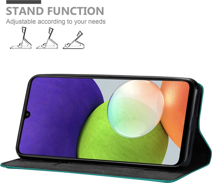 Actual product image Cadorabo Book Invis. Magnet sleeve (Samsung Galaxy M22, Samsung Galaxy A22, Samsung Galaxy A32)