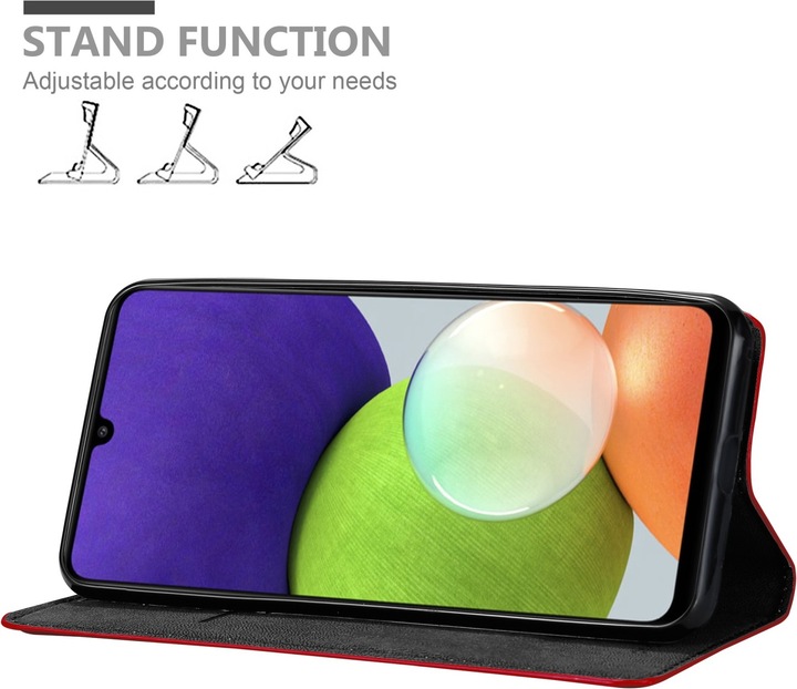 Actual product image Cadorabo Book Invis. Magnet sleeve (Samsung Galaxy M22, Samsung Galaxy A22, Samsung Galaxy A32)
