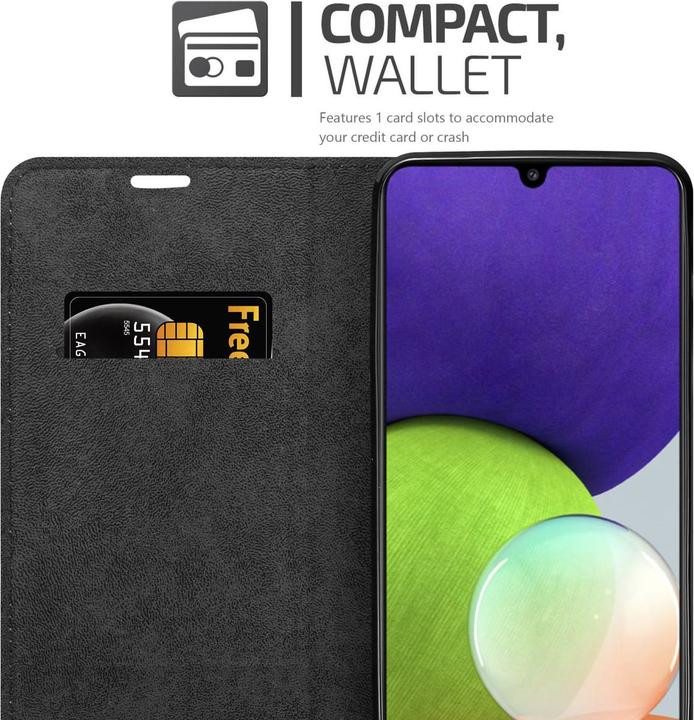 Productafbeelding Cadorabo Boek Invis. Magnetisch deksel (Samsung Galaxy M22, Samsung Galaxy A22, Samsung Galaxy A32)