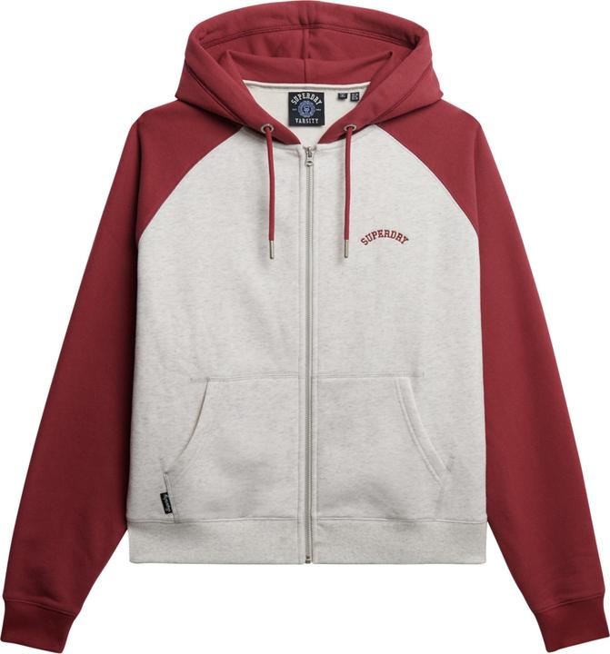 Burgundy Red, vintage marled white