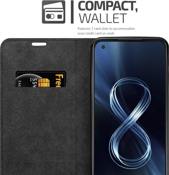Productafbeelding Cadorabo Boek Invis. Magnetisch deksel (Asus Zenfone 8)