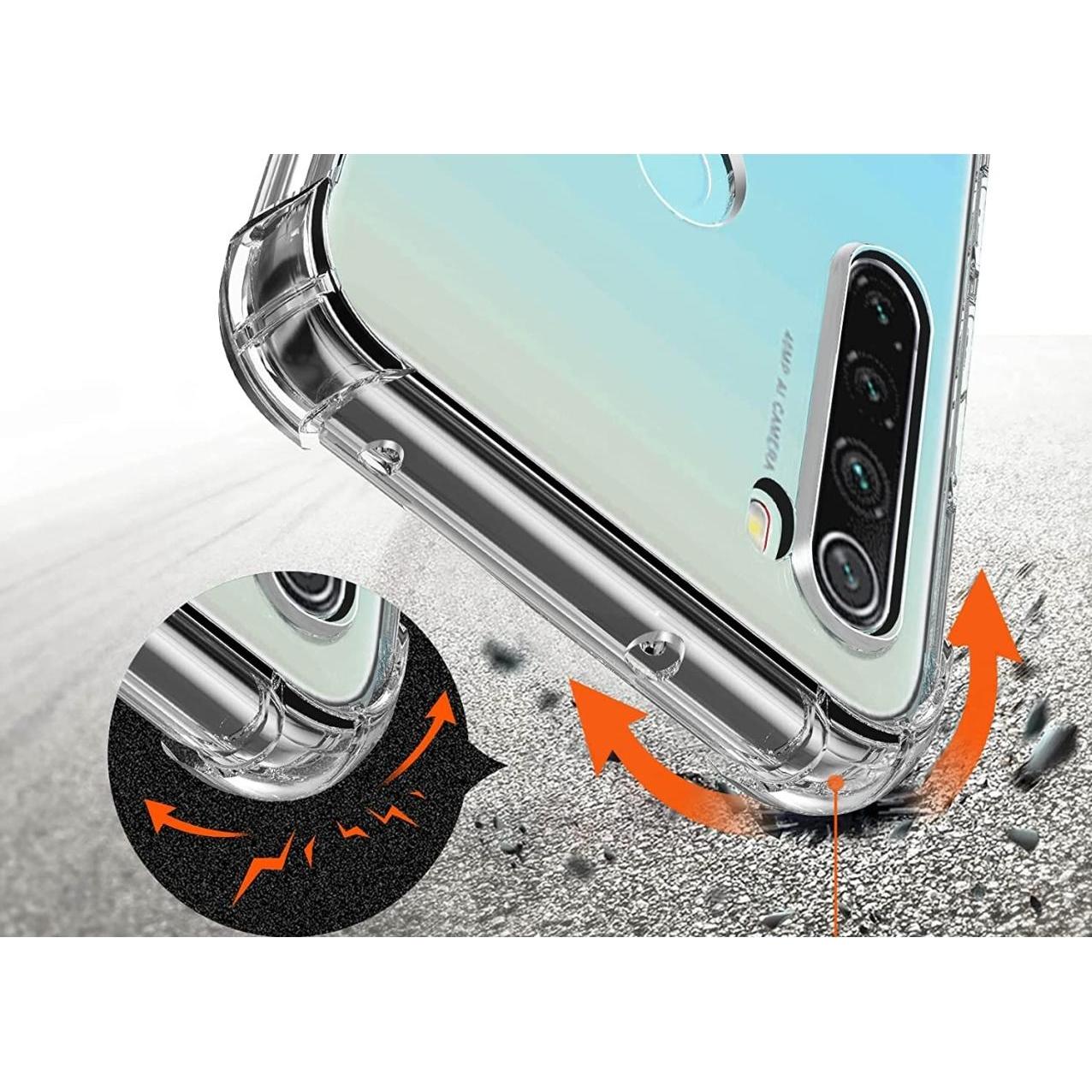 Thumbnail - Screenguard Xiaomi Redmi Note 8 Hülle Crystal Soft Airbag Bumper (Xiaomi Redmi Note 8), Smartphone Hülle, Transparent