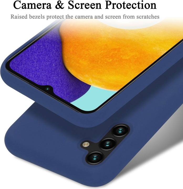 Actual product image Cadorabo TPU Liquid Silicone Case Cover (Samsung Galaxy A13 5G)