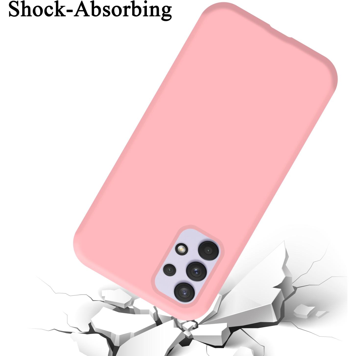 Thumbnail - Cadorabo TPU Liquid Silicone Case Hülle (Samsung Galaxy A33 5G), Smartphone Hülle, Rosa