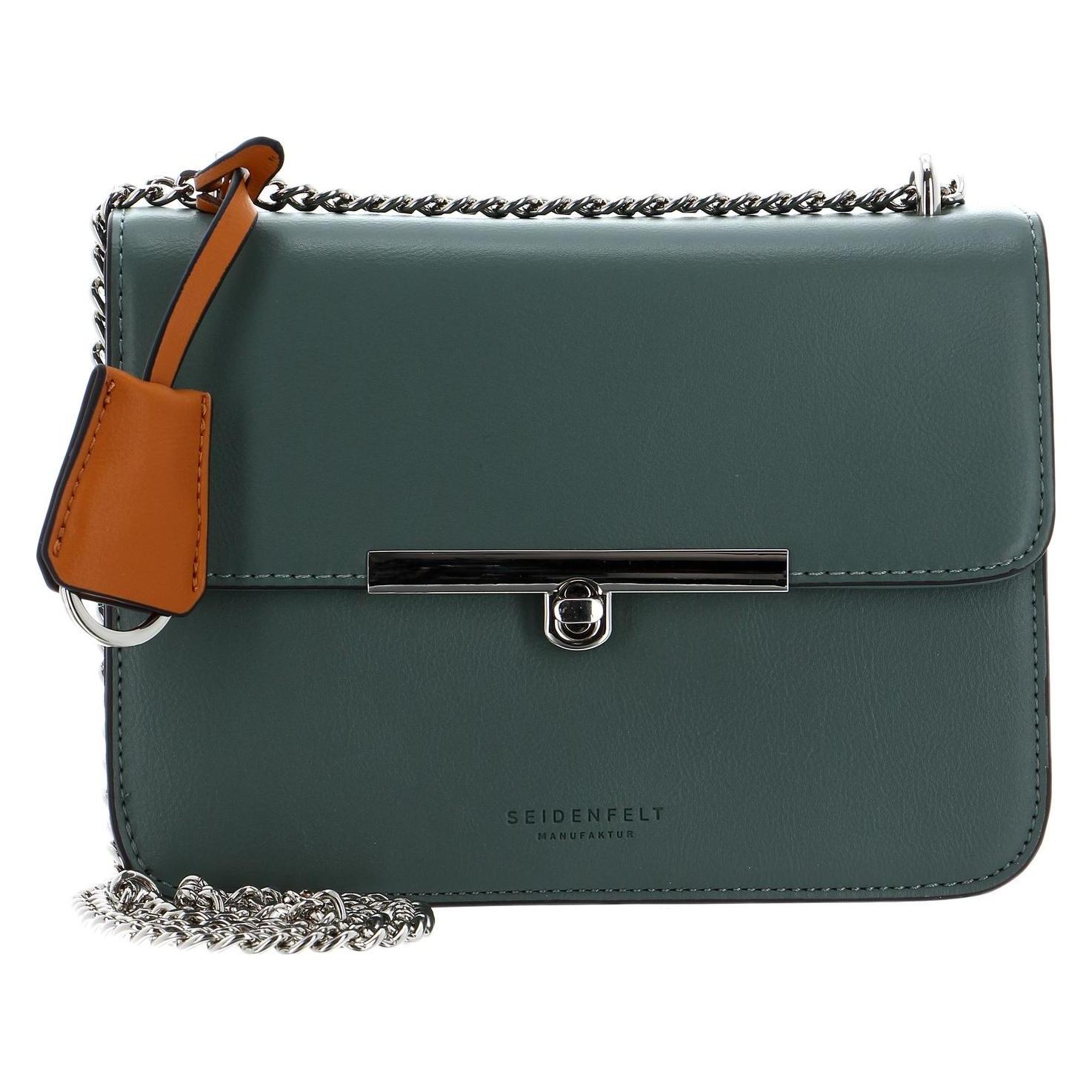Seidenfelt, Damen, Handtasche, SFM206 Midi Shoulderbag, Grau