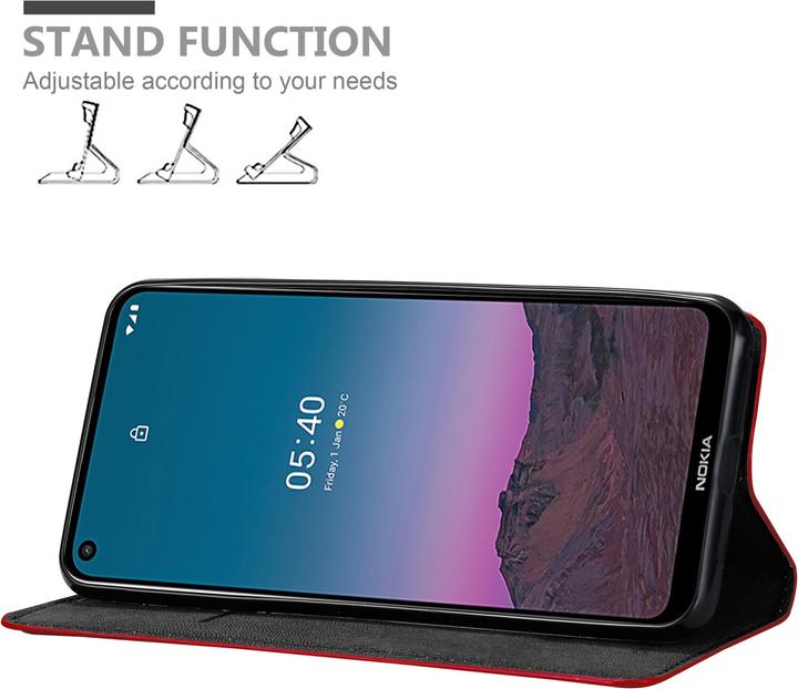 Productafbeelding Cadorabo Boek Invis. Magnetisch deksel (Nokia 5.4)