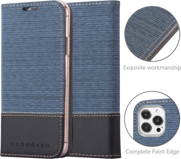 Actual product image Cadorabo Jeans Book Cover (Apple iPhone 13 Pro)