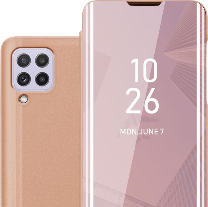 Immagine prodotto Cadorabo Copertina del libro dello specchietto retrovisore intelligente (Samsung Galaxy M22, Samsung Galaxy A22, Samsung Galaxy A32)