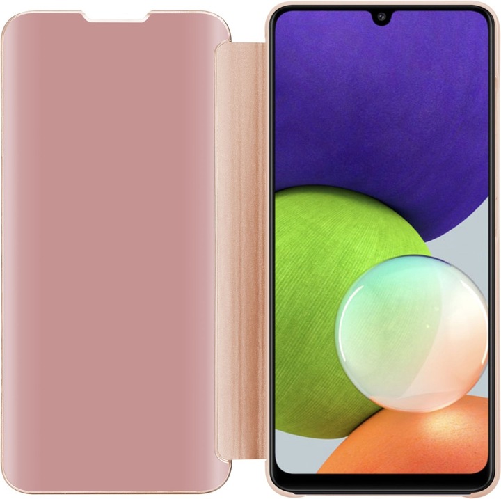 Actual product image Cadorabo Smart View Mirror Book Cover (Samsung Galaxy M22, Samsung Galaxy A22, Samsung Galaxy A32)