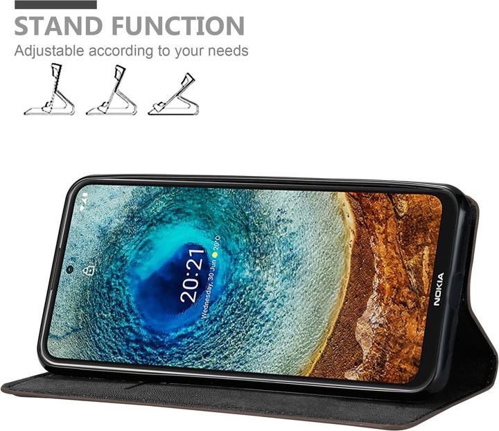 Actual product image Cadorabo Book Invis. Magnet sleeve (Nokia X20, Nokia X10)