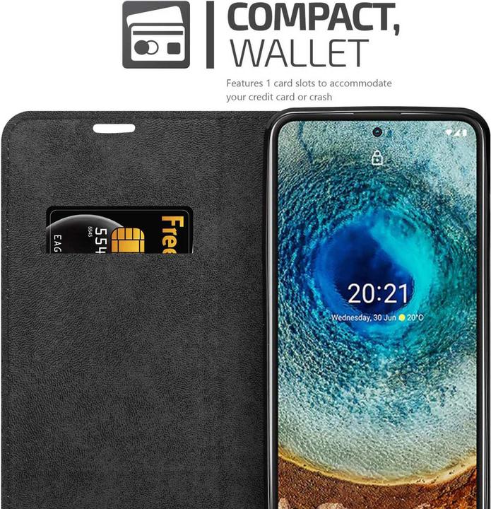 Actual product image Cadorabo Book Invis. Magnet sleeve (Nokia X20, Nokia X10)