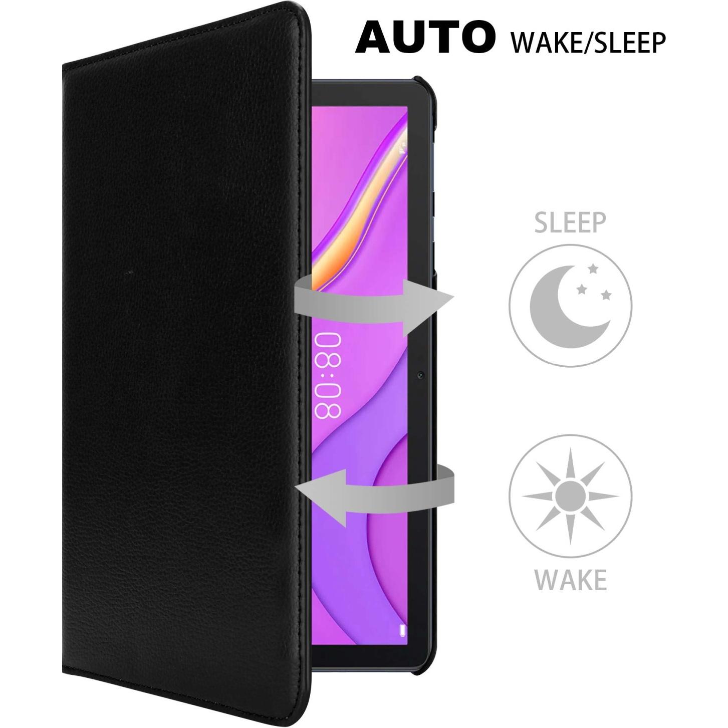 Thumbnail - Cadorabo Tablet Book Gummi (KEIN Wake Up) Hülle (Huawei MatePad T10s), Tablet Hülle, Schwarz