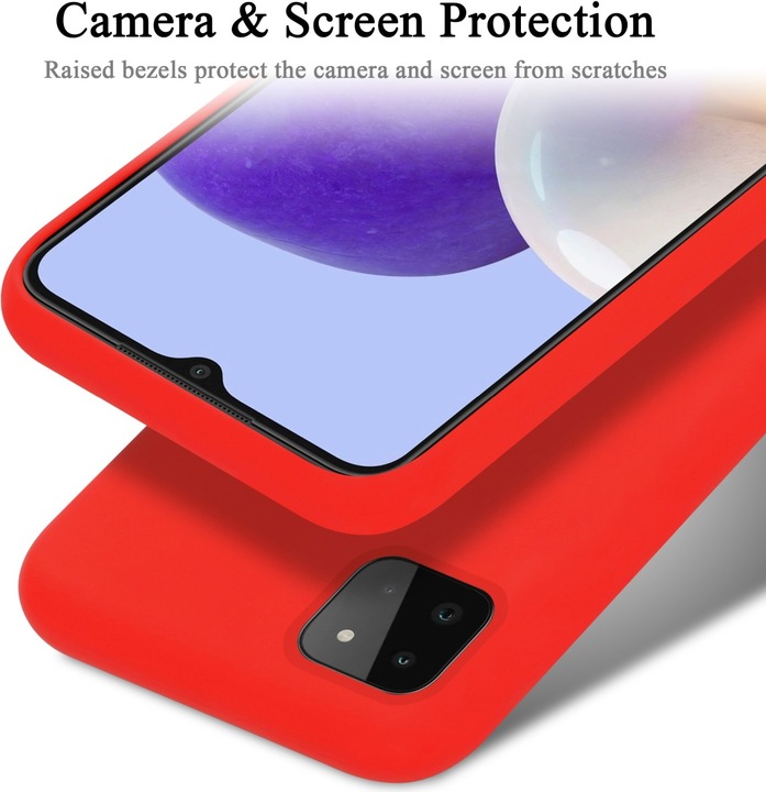 Actual product image Cadorabo TPU Liquid Silicone Case Cover (Samsung Galaxy A22 5G)