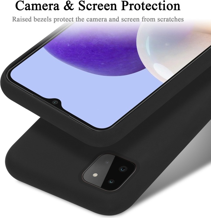 Actual product image Cadorabo TPU Liquid Silicone Case Cover (Samsung Galaxy A22 5G)