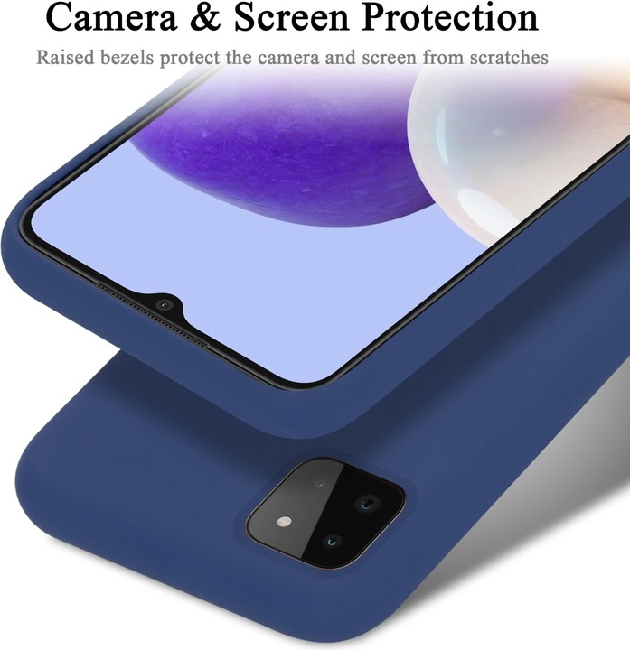 Actual product image Cadorabo TPU Liquid Silicone Case Cover (Samsung Galaxy A22 5G)