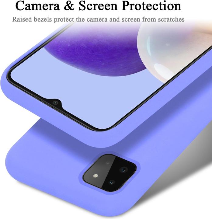 Produktbild Cadorabo TPU Liquid Silicone Case Hülle (Samsung Galaxy A22 5G)